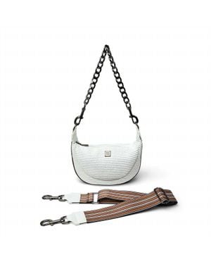 Think Royln Tiny Dancer Crossbody Bag - White