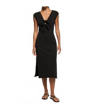 Nation Ltd Kalee Column Midi Dress - Black