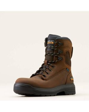 Ariat Turbo 8" Waterproof Work Boot - Brown