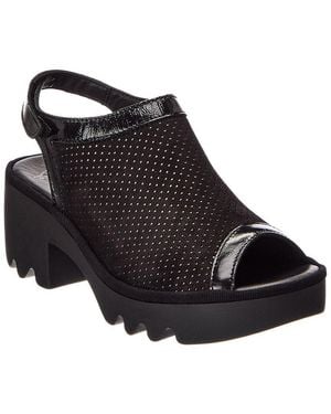Fly London Leather Sandal - Black