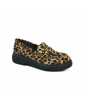 The Flexx Adenike Leather Loafers - Black