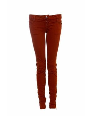 DSquared² Biker Jeans With Hardware - Red