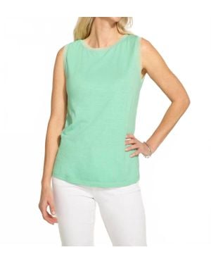 Fdj Trim Tank Top - Green