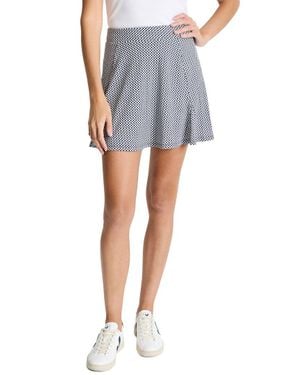 NIC+ZOE Easy Gingham Skort - Blue