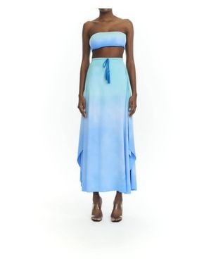 NHall Resortwear Maria La Mare Skirt - Blue