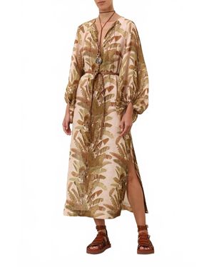 Zimmermann Ascension Midi Dress - Natural