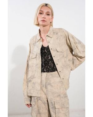 TRUEDAMES In The Spotlight Woven Top - Natural