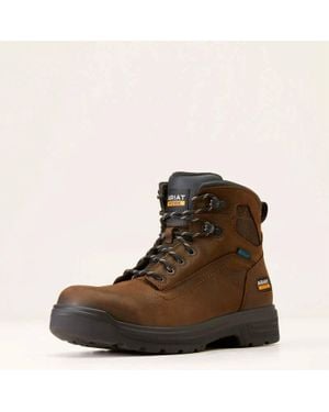 Ariat Turbo 6" Waterproof Work Boot - Brown