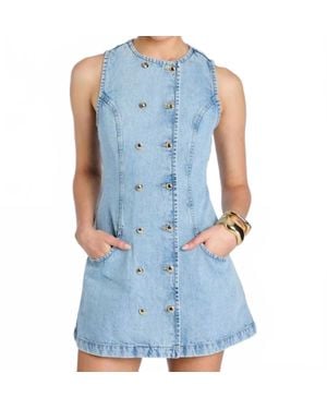 retroféte Hanna Dress - Blue