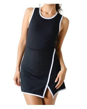 Mono B Sculpted Active Dress - Black