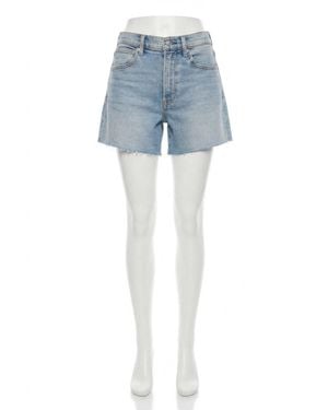 Z Supply Jonah Mid Rise Relaxed Shorts - Blue