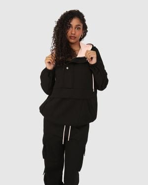 Belle & Bloom Best Of Me Paneled Hoodie - Black