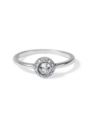 BaubleBar Illumina Solitaire Ring - Metallic