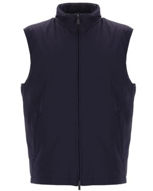 Fay Turtleneck Vest - Blue
