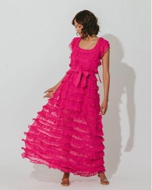 Cleobella Milana Ankle Dress - Pink