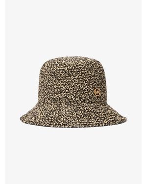Michael Kors Mk Crocheted Bucket Hat - Natural