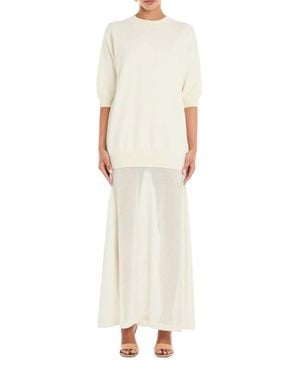 SER.O.YA Arwen Maxi Dress - White
