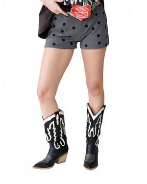 Things Between Eloise Polka Dot Shorts - Blue
