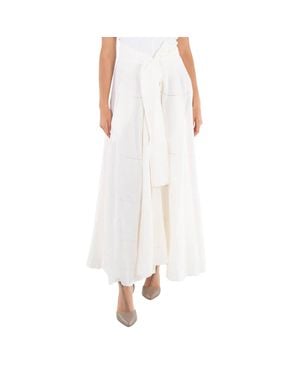 Calcaterra Doppia Ruota Skirt - White