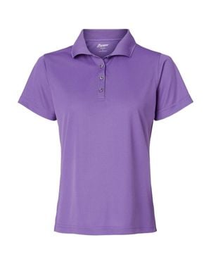 Paragon Saratoga Performance Mini Mesh Polo - Purple