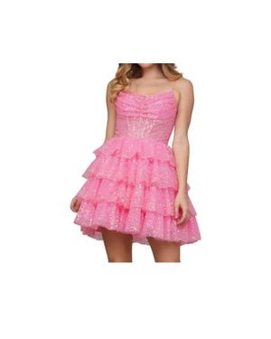 Colors Dress Mini Dress - Pink
