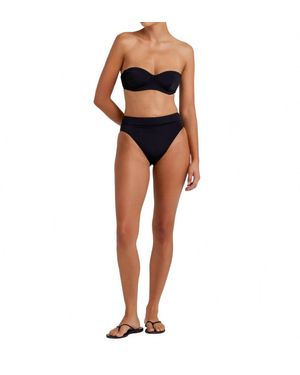 Peony Demi Balconette Bra - Black