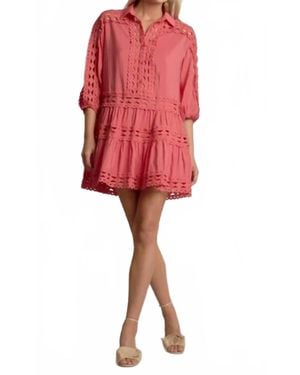 Elan The Blush Breeze Dress - Red