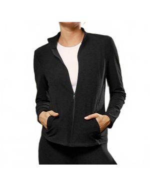 Beyond Yoga Spacedye On The Go Mock Neck Jacket - Black