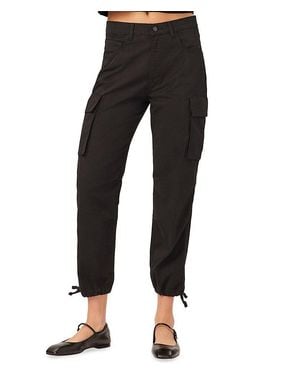 DL1961 Gwen Jogger: Cargo Side Pockets (Twill) Pants - Black