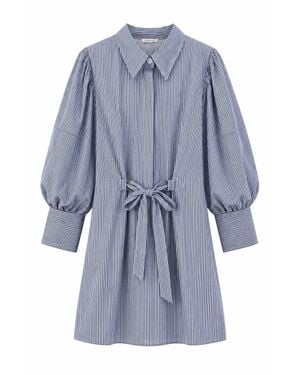 Jodifil Harbor Stripe Mini Dress - Blue