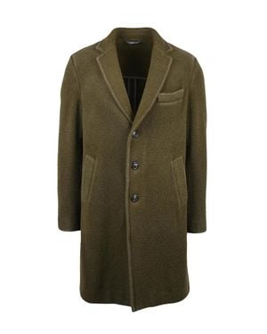 Circolo 1901 Military Virgin Wool-Blend Coat - Green