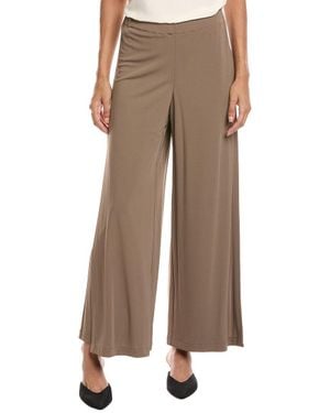 Lafayette 148 New York Petite Pull-On Franklin Wide Leg Pant - Natural