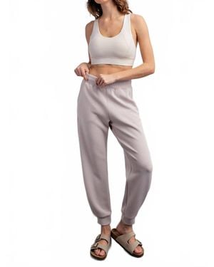 Rae Mode Modal Scuba Jogger Pants - Gray