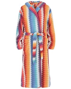 Missoni Villarica Zigzag Print Robe - Red