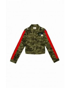 Hudson Jeans Girls Surplus Button-Down Jacket - Green
