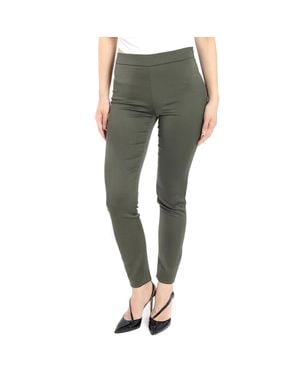 Moschino Ladies Iris Straight Leg Trosuer - Green