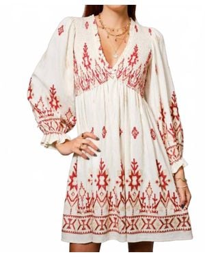 Blue B Belinda Boho Embroidered Dress