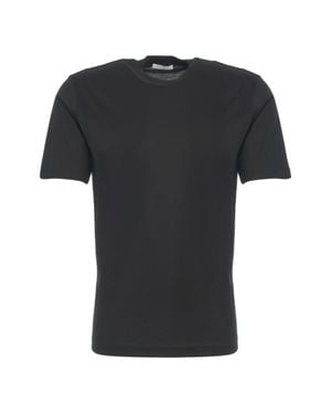 STEFAN BRANDT Classic Crew Neck T-Shirt With Minimalist Design - Black