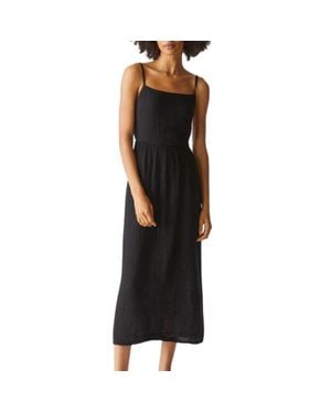 Michael Stars Allora Gauze Dress - Black
