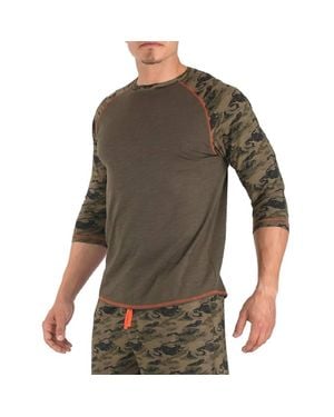 Papi Slub Jersey Baseball Tee Shirt - Gray