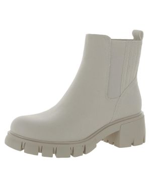 MIA Rigo Faux Leather Pull On Chelsea Boots - Gray