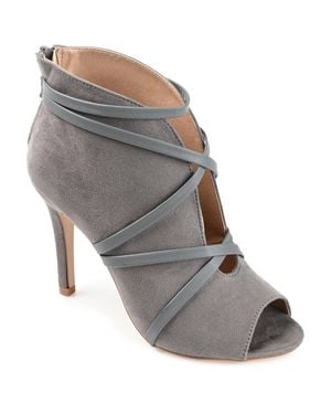 Journee Collection Samara Bootie - Gray