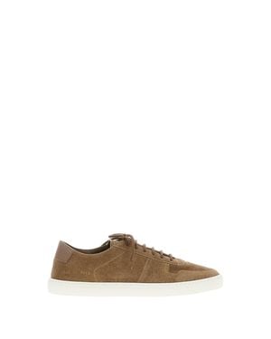 Common Projects Suede Low-Top Sneakers With Lace-Up Closure - Brown