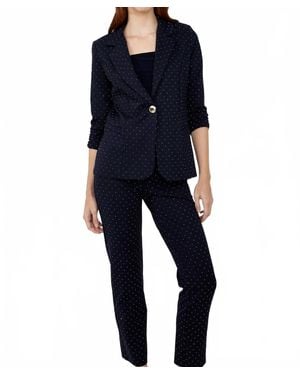 FRANK LYMAN Sparkle Blazer - Blue