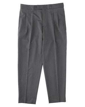 BE ABLE Straight-Leg Tailored Virgin Wool-Blend Formal Pants - Gray