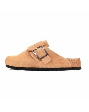 AEROTHOTIC Atlas Leather Clogs - Brown