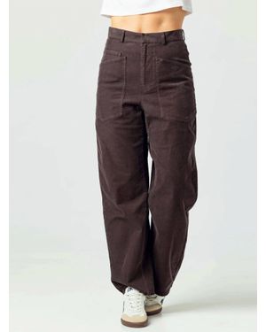 Sundays Colette High-Waisted Pants - Metallic