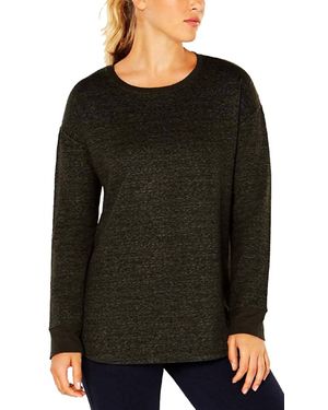 32 Degrees Activewear Fleece Athleisure T-Shirt - Black