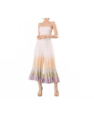 Storia Tie Dye Wide Leg Jumpsuit - Pink