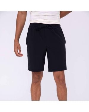 Mono B Drawstring Pocket Shorts - Blue